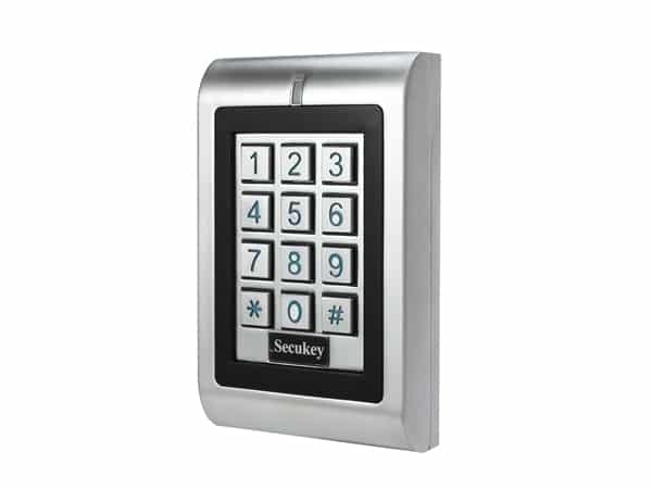Secukey SK1: codeklavier 2 relais opbouw
