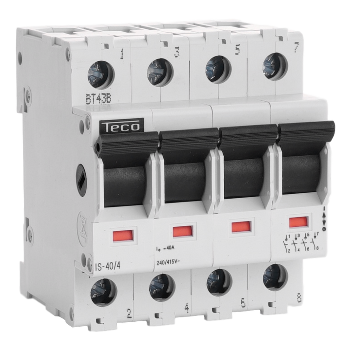 Scheiderschakelaar Teco 4P 40A