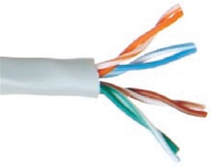 U/UTP CAT5e 4p AWG24 PVC grijs