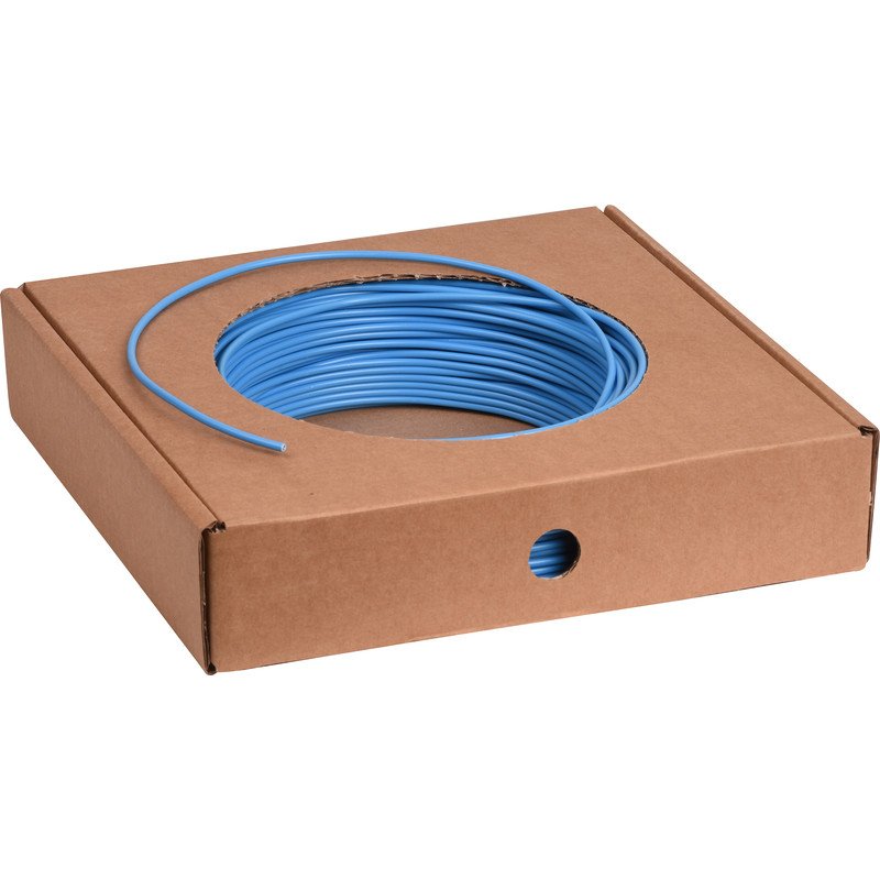 VOB 1,5mm² blauw - H07V-U 1,5mm² 750V Eca - 100m