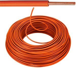 VOB 1,5mm² oranje - H07V-U 1,5mm² 750V Eca - 100m