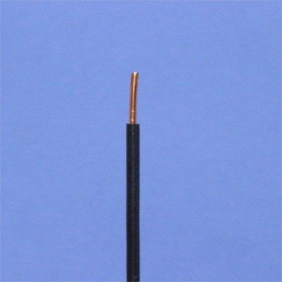 VOB 4mm² zwart - VOB H07V-U draad PVC massief 750V Eca 60° zwart 4mm² - 100m