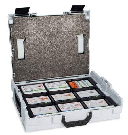 Wago 887-918: SORTIMO® L-BOXX® gevuld met Wago 221-reeks